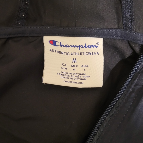 Champion Dark Blue Pullover Jacket - Picture 3 of 4